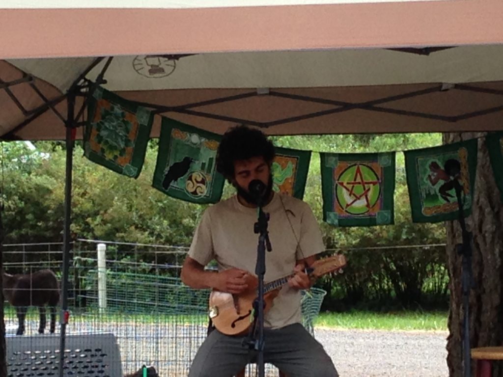 Nick Maiolo performs at the Spencer Creek Growers Market on June 11th
