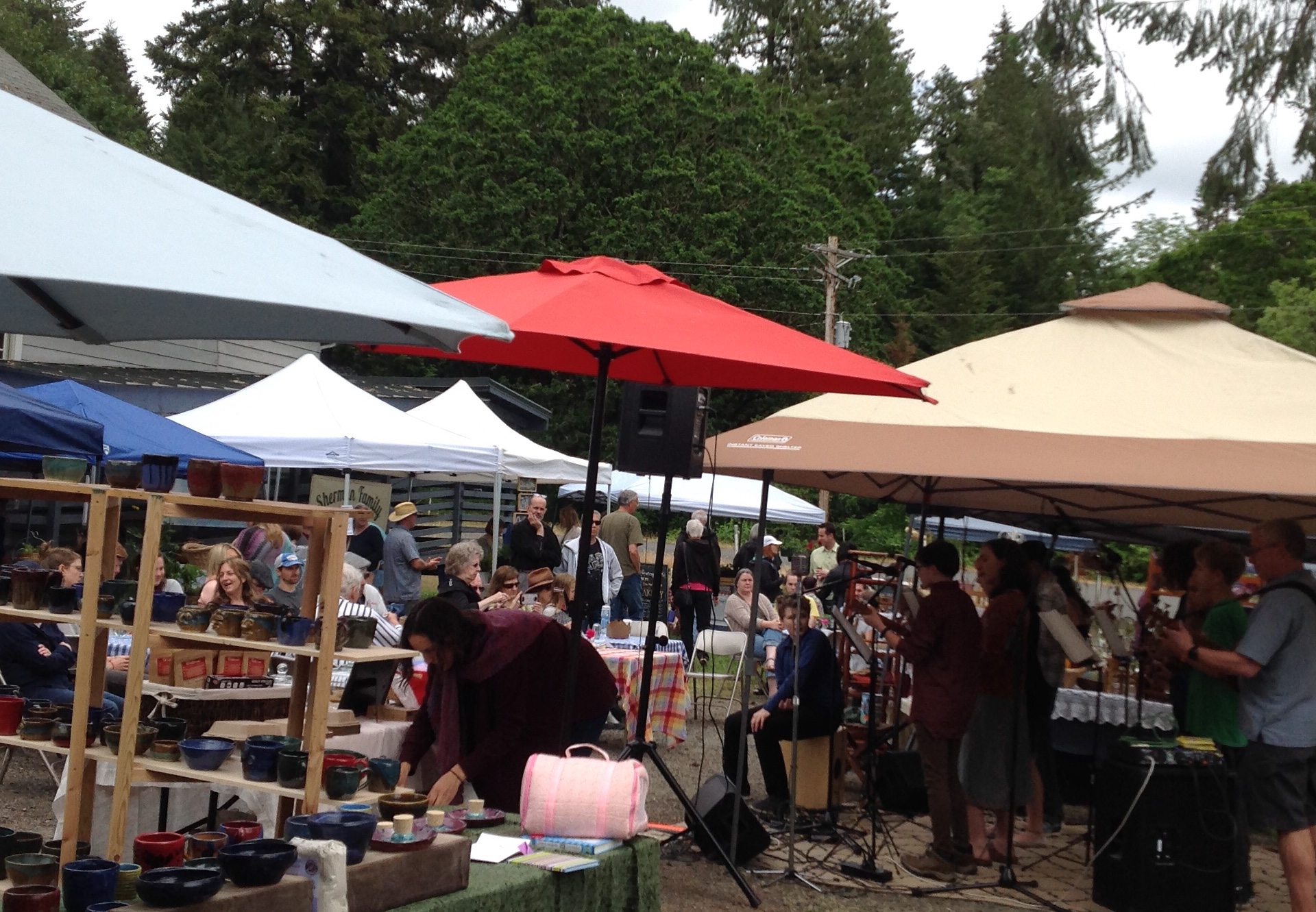 Opening Day 2018 at the Spencer Creek Growers Market in Eugene