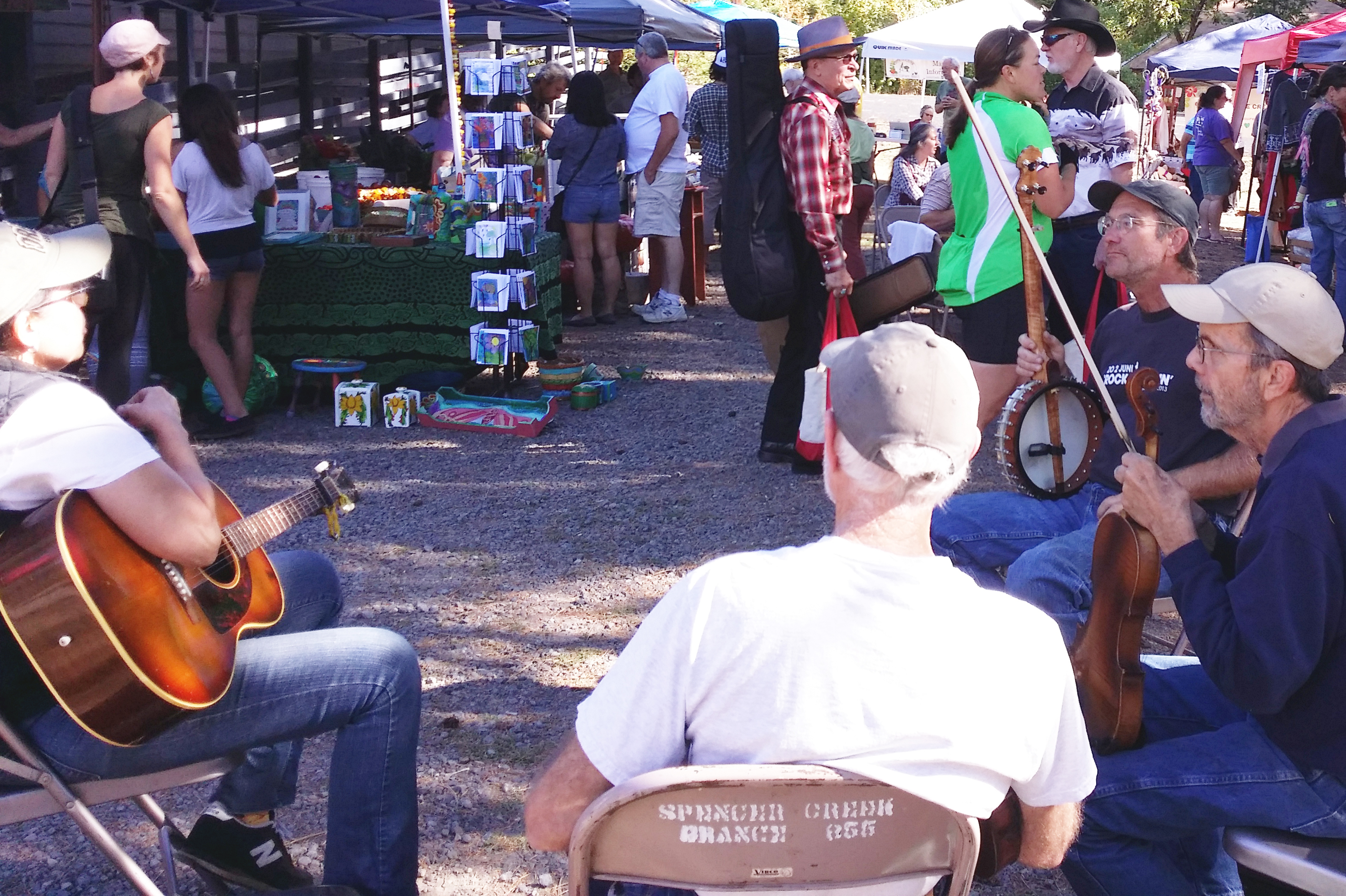 Acoustic Jam for July 30th Spencer Creek Growers Market